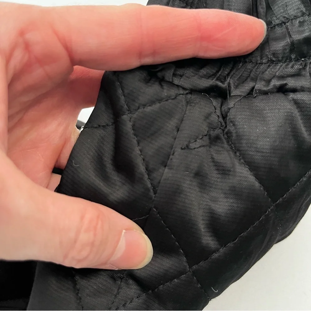Dolce & Gabbana Baby Black Quilted Puffer Jacket Tiger Size 2